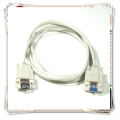Premium VGA branco macho a fêmea cabo de extensão de monitor de 15 pinos